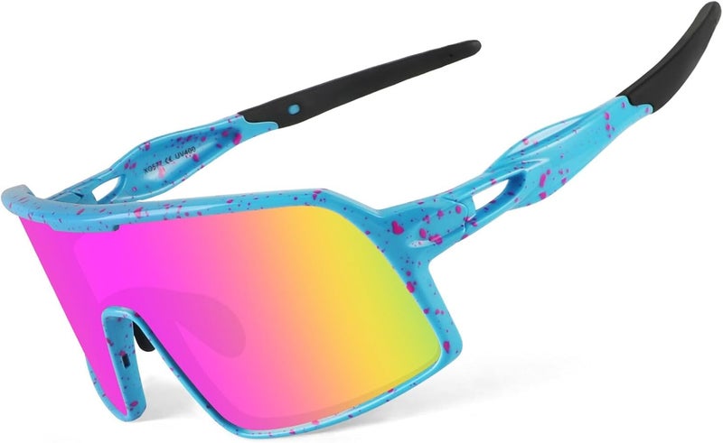 BangLong Polarized Sports Sunglasses for Men Women, UV Protection Sun Glasses for Baseball Running Cycling Fishing - Image 1